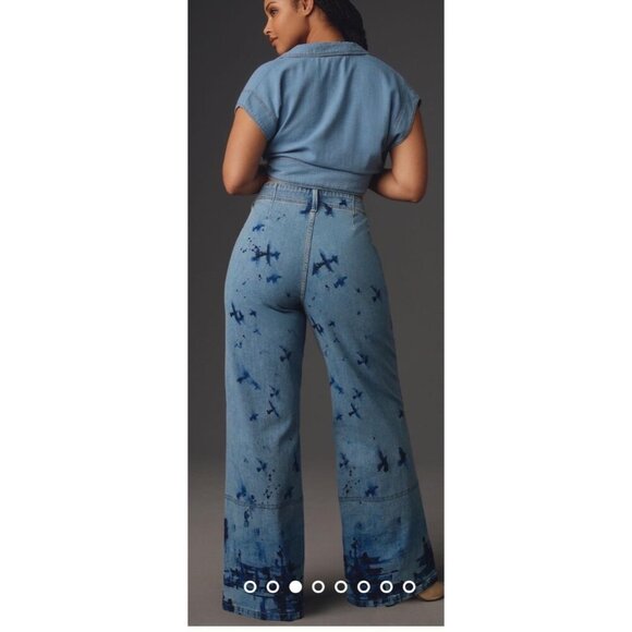 Manel Villalonga Eventide Trouser High-Rise Wide-Leg Jeans - Picture 3 of 9